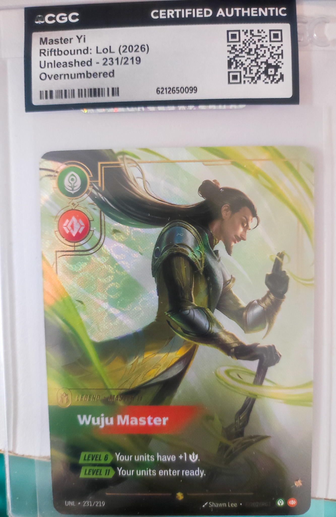 Riftbound Master Yi 2026 Unleased Overnumbered